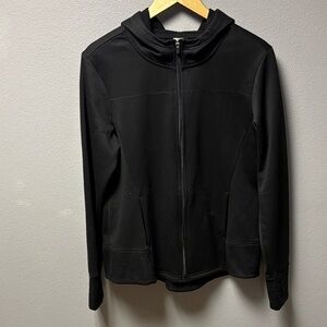 Danskin Now Black Fleece Full Zip Hoodie